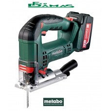 SEGHETTO ALTERNATIVO A BATTERIA 18 V METABO MOD. STAB 18 LTX 100 (2 BATTERIE Li-Power 5.2 Ah)